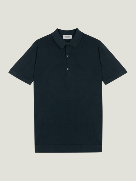 Mycroft - John Smedley's Sea Island Cotton Polo Shirt | John Smedley