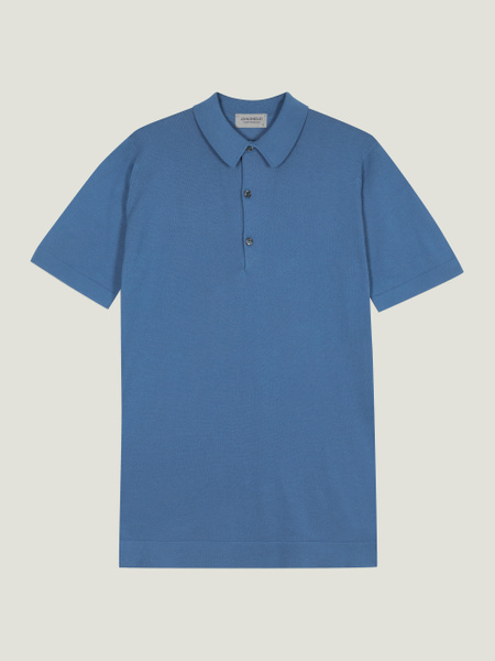 Mycroft - John Smedley's Sea Island Cotton Polo Shirt | John Smedley
