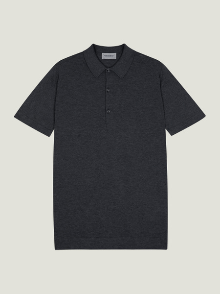 Mycroft - John Smedley's Sea Island Cotton Polo Shirt | John Smedley