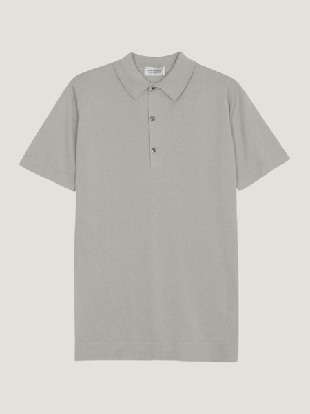 Mycroft - John Smedley's Sea Island Cotton Polo Shirt | John Smedley