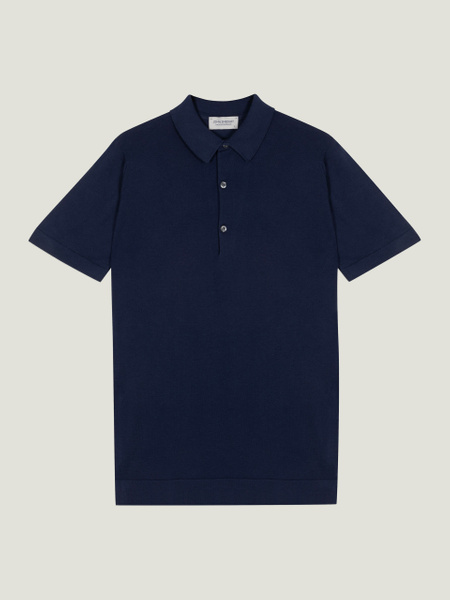Mycroft - John Smedley's Sea Island Cotton Polo Shirt | John Smedley