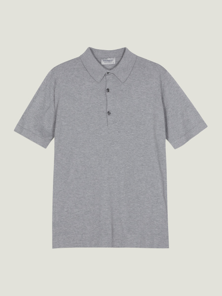 Mycroft - John Smedley's Sea Island Cotton Polo Shirt | John Smedley