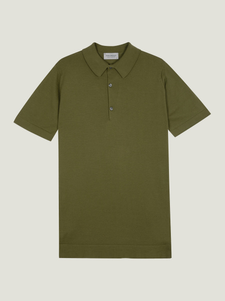 Mycroft - John Smedley's Sea Island Cotton Polo Shirt | John Smedley