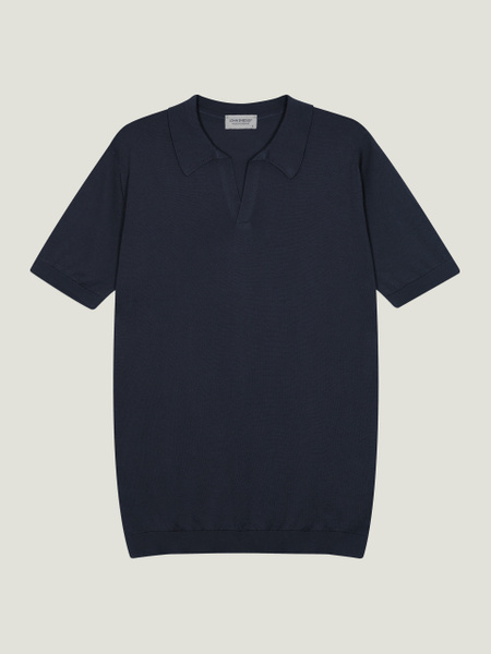 トップス JOHN SMEDLEY KNOLL SHIRT MIDNIGHT MED Noah - John Smedley's Sea Island Cotton Polo Shirt | John Smedley