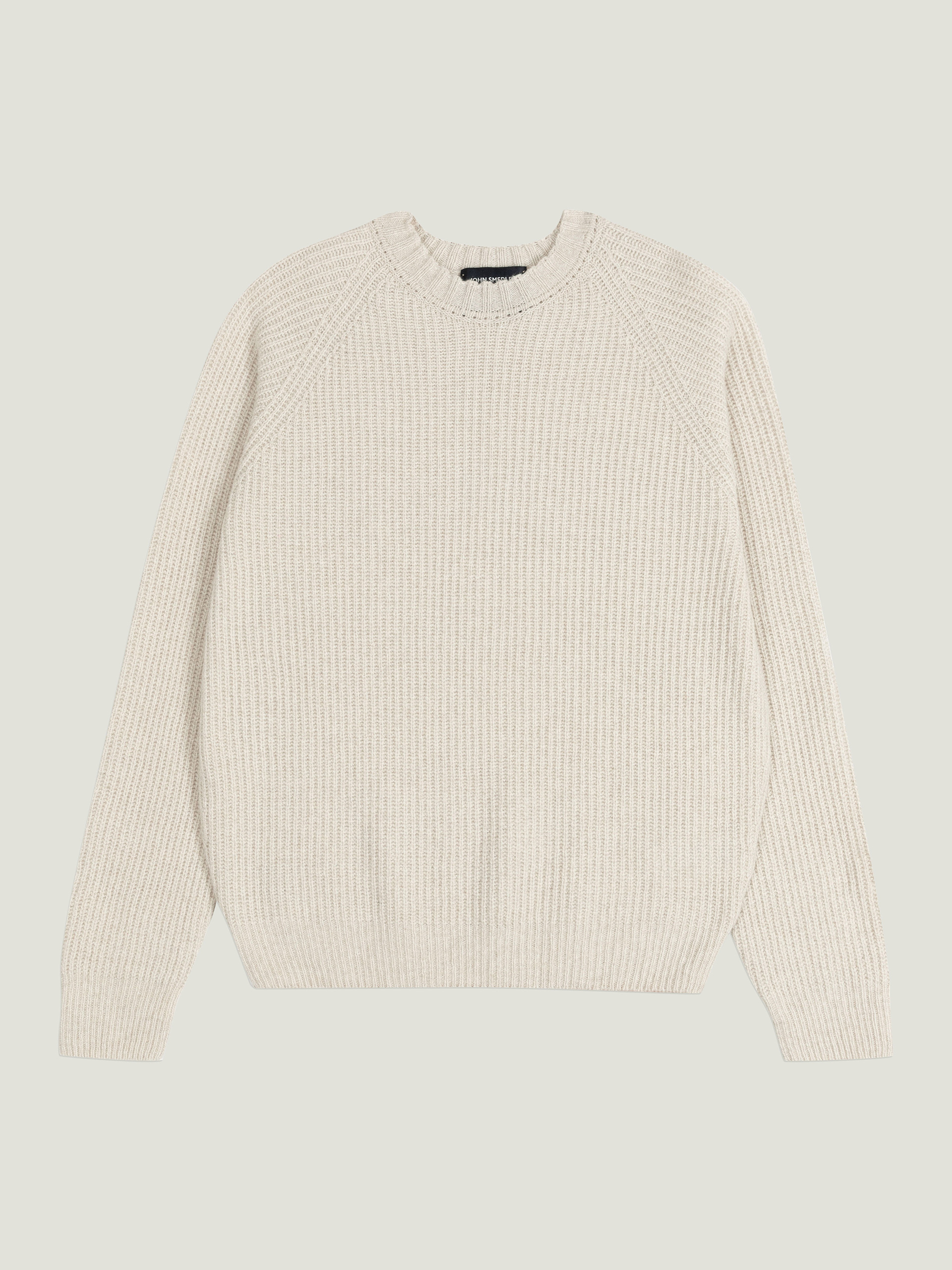 Bill Nighy Ribbed Round Neck Jumper
 