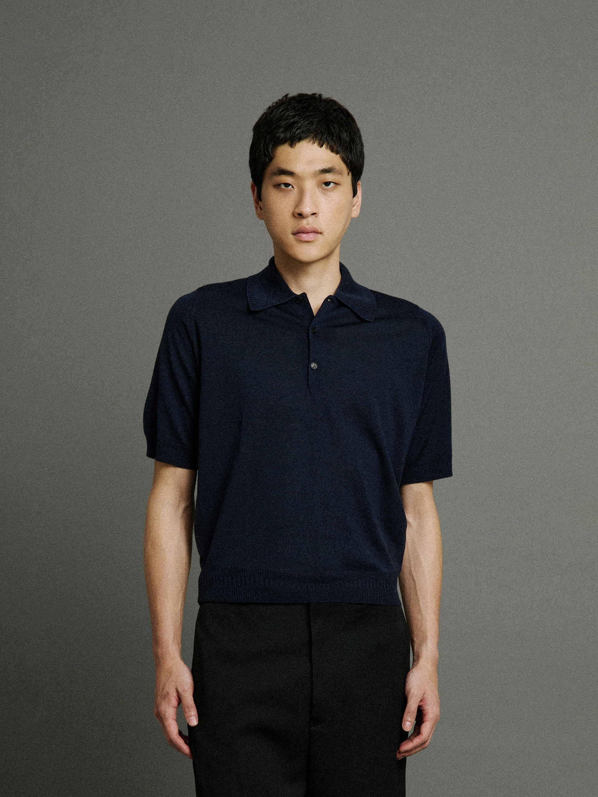 Bill Nighy Short Sleeve Polo
 