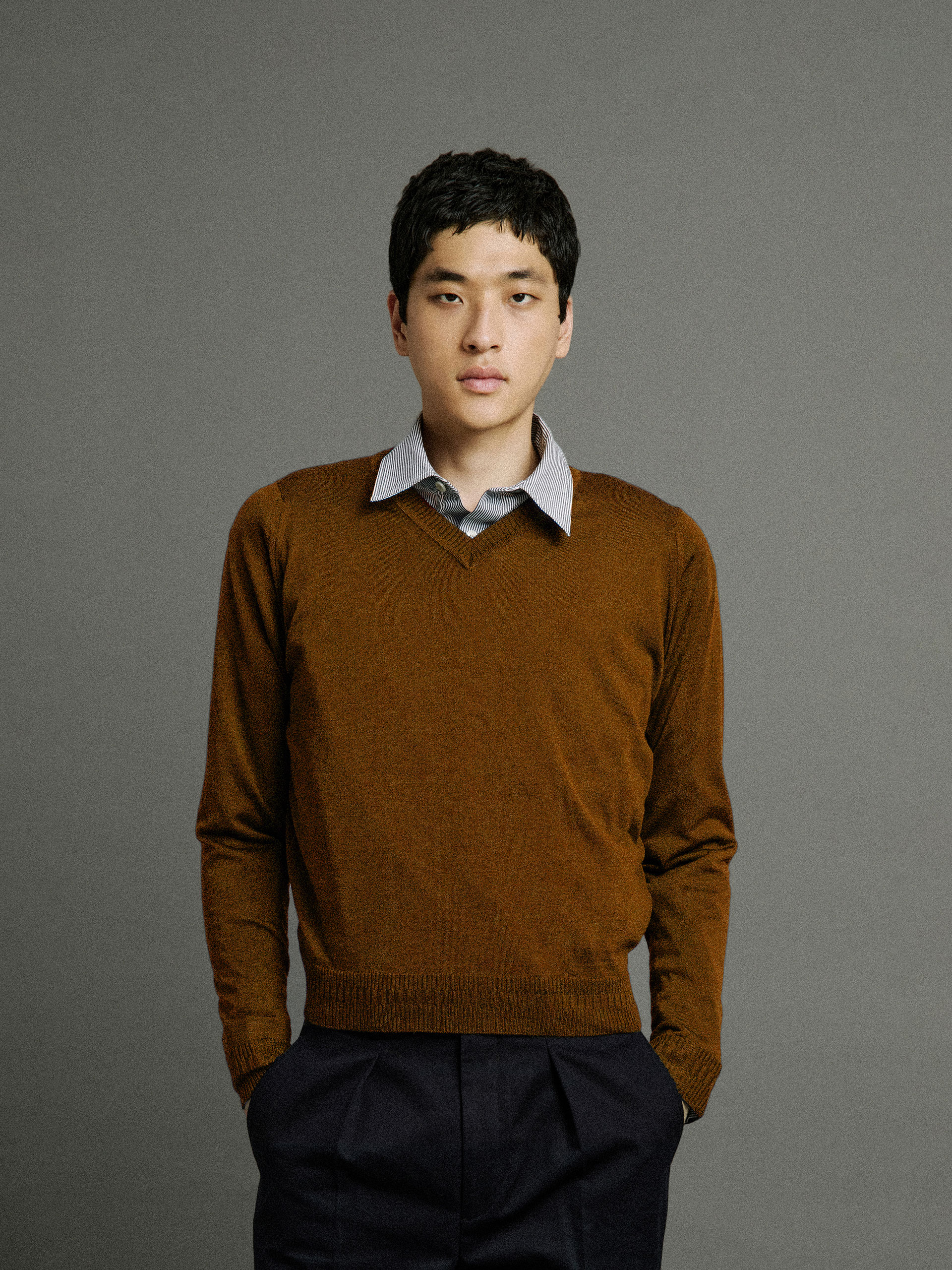 Bill Nighy V-Neck Jumper
 